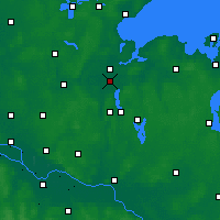 Nearby Forecast Locations - Zatoka Lubecka - mapa