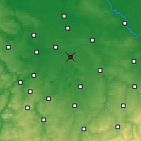 Nearby Forecast Locations - Lipsk - mapa