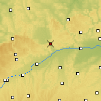 Nearby Forecast Locations - Powiat Donau-Ries - mapa