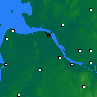 Nearby Forecast Locations - Fryburg nad Łabą - mapa
