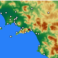Nearby Forecast Locations - Cava de’ Tirreni - mapa